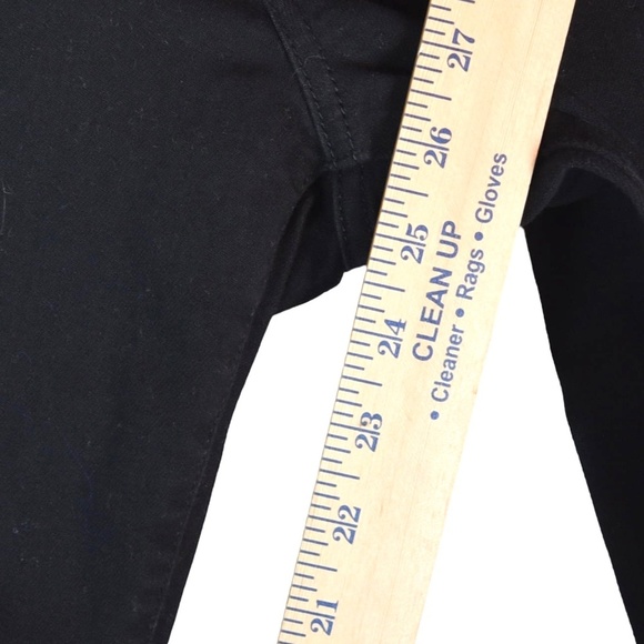 Abercrombie & Fitch Women’s 26 (2) Harper Super Skinny Jeans Distressed Knee Bla - Picture 3 of 10